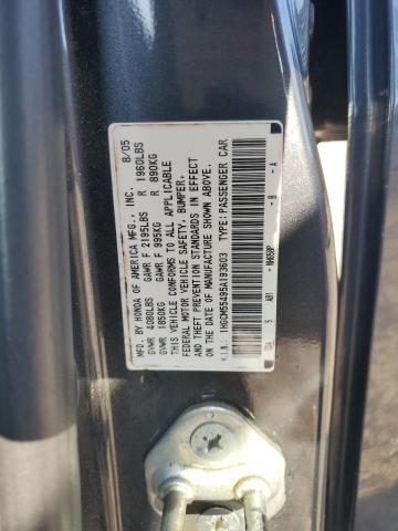 2005 Honda Accord Lx მანქანა იყიდება აუქციონზე, vin: 1HGCM55495A193603, აუქციონის ნომერი: 65882695