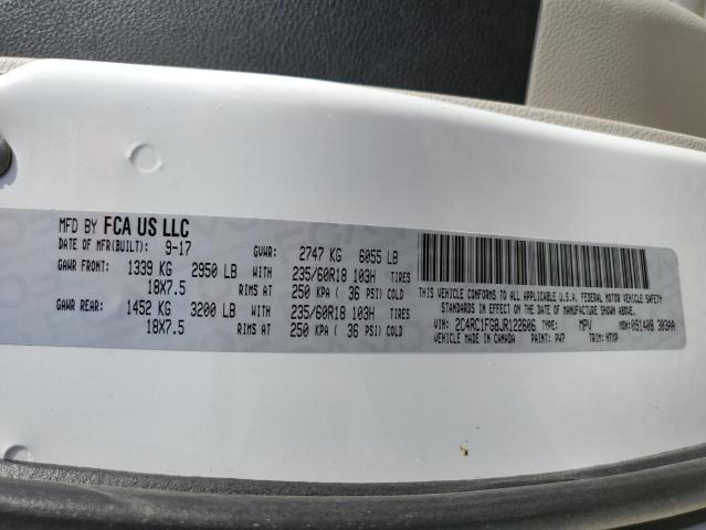 Aukcja sprzedaży 2018 Chrysler Pacifica T, vin: 2C4RC1FG8JR122606, numer aukcji: 62815185