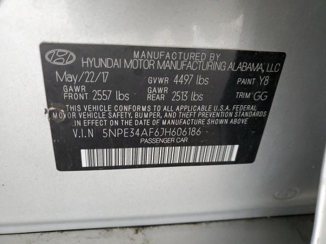 Aukcja sprzedaży 2018 Hyundai Sonata Spo, vin: 5NPE34AF6JH606186, numer aukcji: 66074355