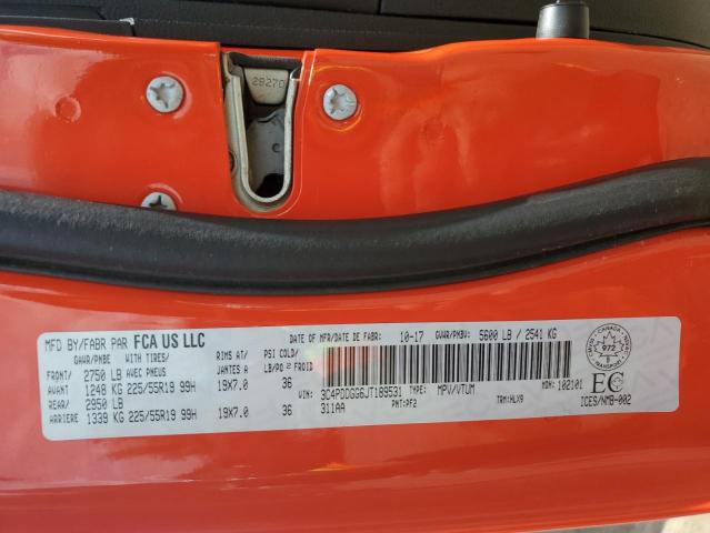 Auction sale of the 2018 Dodge Journey Cr, vin: 3C4PDDGG6JT189531, lot number: 62400295