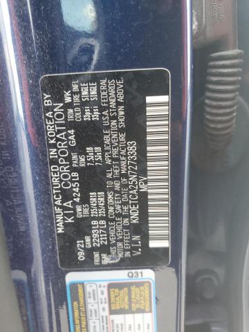 66104305 :رقم المزاد ، KNDETCA25N7273383 vin ، 2022 Kia Seltos مزاد بيع