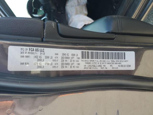 66657205 :رقم المزاد ، 1C4RJFAG8LC110056 vin ، 2020 Jeep Grand Cherokee مزاد بيع