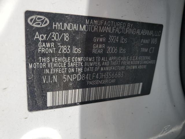 Продаж на аукціоні авто 2018 Hyundai Elantra Se, vin: 5NPD84LF4JH356683, номер лоту: 63711375