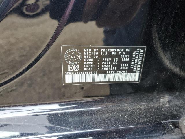 Aukcja sprzedaży 2021 Volkswagen Gti, vin: 3VW6T7AUXMM016136, numer aukcji: 64738805