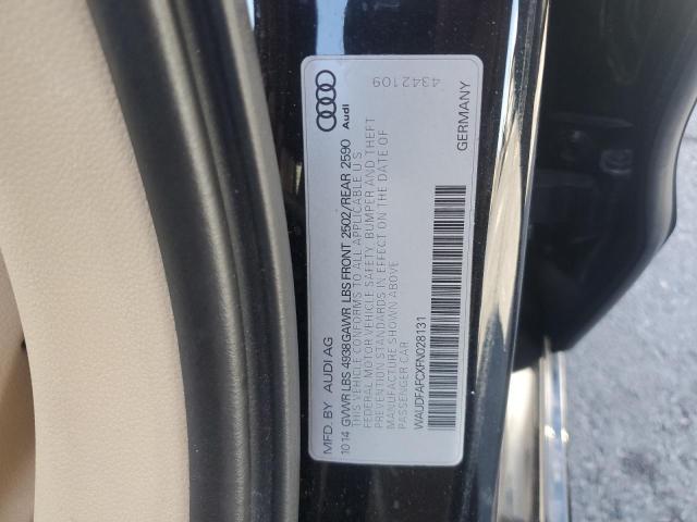 2015 Audi A6 Premium მანქანა იყიდება აუქციონზე, vin: WAUDFAFCXFN028131, აუქციონის ნომერი: 66001775