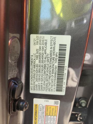 Aukcja sprzedaży 2021 Honda Passport, vin: 5FNYF8H96MB021641, numer aukcji: 66638085