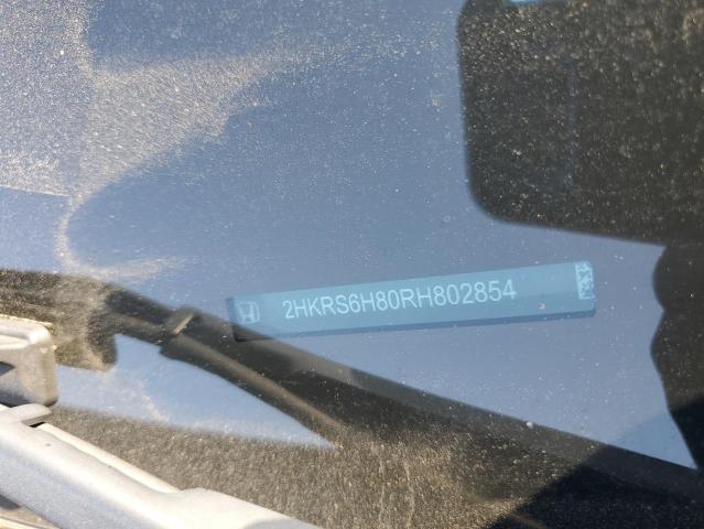 64866605 :رقم المزاد ، 2HKRS6H80RH802854 vin ، 2024 Honda Cr-v مزاد بيع