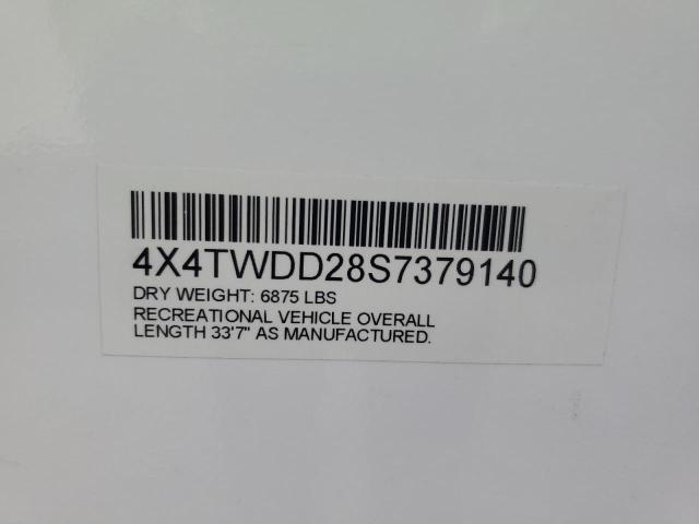 Продаж на аукціоні авто 2025 Frrv Wildwood, vin: 4X4TWDD28S7379140, номер лоту: 65232785
