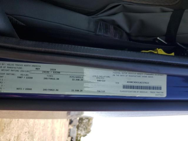 Продаж на аукціоні авто 2020 Volvo Vnl, vin: 4V4NC9EH3LN237822, номер лоту: 62060545