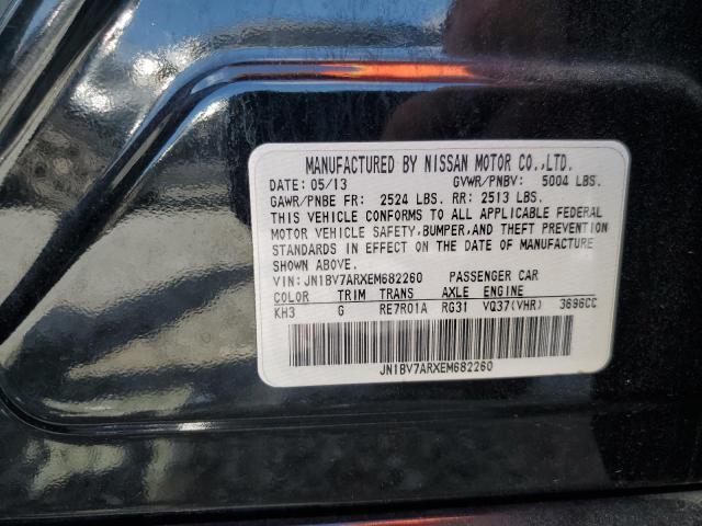 66793165 :رقم المزاد ، JN1BV7ARXEM682260 vin ، 2014 Infiniti Q50 Base مزاد بيع