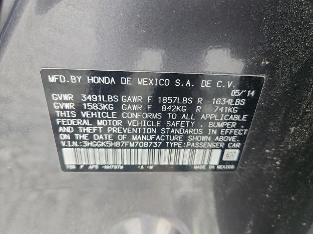 2015 Honda Fit Ex მანქანა იყიდება აუქციონზე, vin: 3HGGK5H87FM708737, აუქციონის ნომერი: 64310745