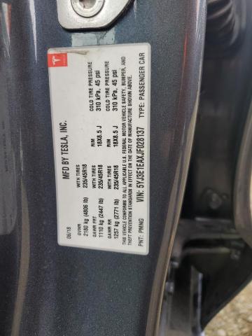 65123515 :رقم المزاد ، 5YJ3E1EAXJF028137 vin ، 2018 Tesla Model 3 مزاد بيع
