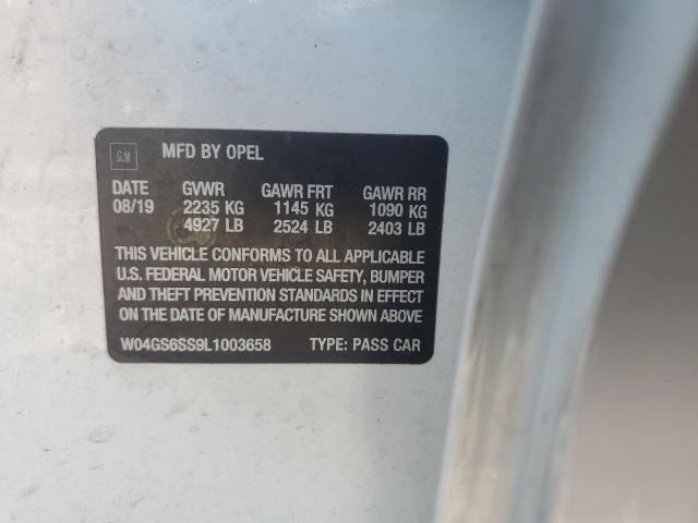 Продажа на аукционе авто 2020 Buick Regal Gs, vin: W04GS6SS9L1003658, номер лота: 64125115