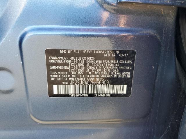 67131475 :رقم المزاد ، JF2SJGWC2HH569091 vin ، 2017 Subaru Forester مزاد بيع