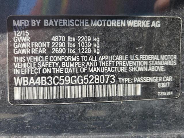 Продаж на аукціоні авто 2016 Bmw 435, vin: WBA4B3C59GG528073, номер лоту: 64716105