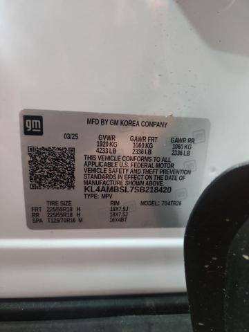 Aukcja sprzedaży 2025 Buick Encore Gx, vin: KL4AMBSL7SB218420, numer aukcji: 63280325