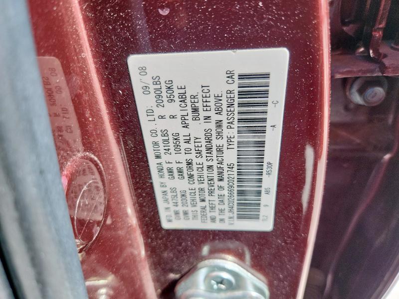 Продажа на аукционе авто 2009 Acura Tsx, vin: JH4CU26669C021745, номер лота: 66384775
