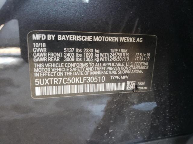 Aukcja sprzedaży 2019 Bmw X3 Sdrive3, vin: 5UXTR7C50KLF30510, numer aukcji: 65792555