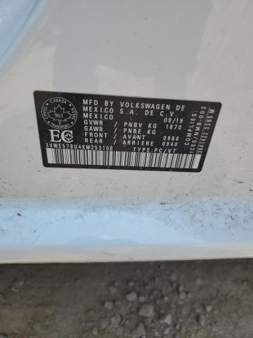 Продажа на аукционе авто 2019 Volkswagen Jetta Sel, vin: 3VWE57BU4KM253108, номер лота: 64496005