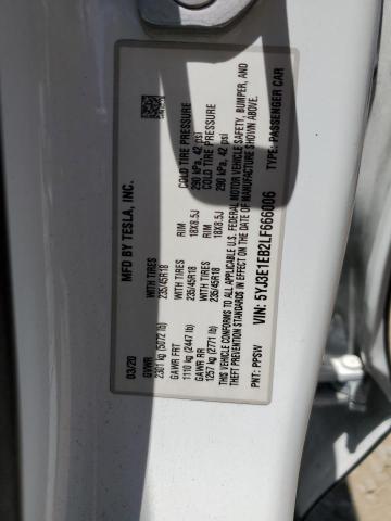 Aukcja sprzedaży 2020 Tesla Model 3, vin: 5YJ3E1EB2LF666006, numer aukcji: 63527495