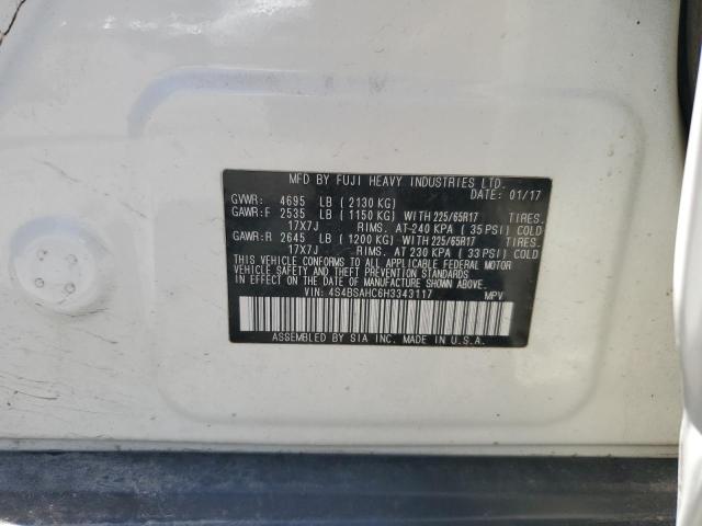 63051035 :رقم المزاد ، 4S4BSAHC6H3343117 vin ، 2017 Subaru Outback 2. مزاد بيع