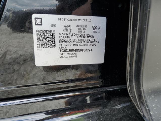 Aukcja sprzedaży 2022 Cadillac Ct5-v Blac, vin: 1G6D25R68N0860724, numer aukcji: 64271325