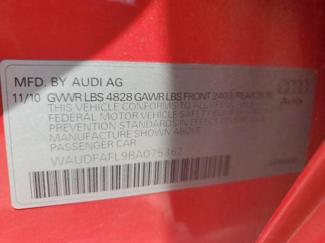 Продажа на аукционе авто 2011 Audi A4 Premium, vin: WAUDFAFL9BA075362, номер лота: 60761755