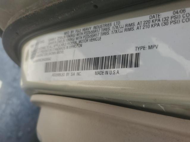 Aukcja sprzedaży 2006 Subaru Outback Ou, vin: 4S4BP86C664356342, numer aukcji: 61444515