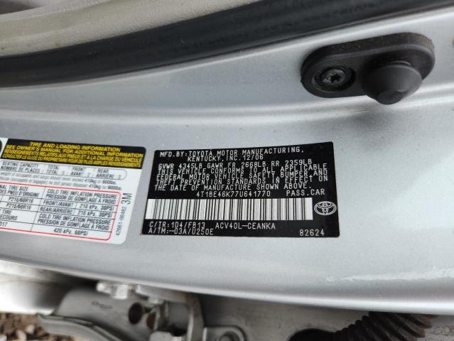 64246625 :رقم المزاد ، 4T1BE46K77U641770 vin ، 2007 Toyota Camry مزاد بيع