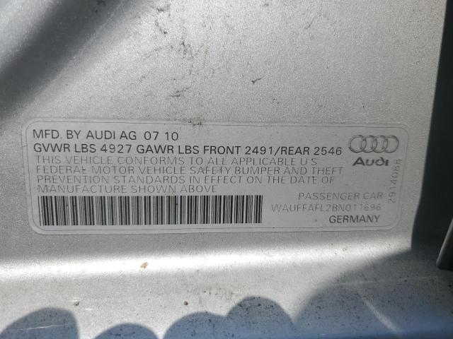 Aukcja sprzedaży 2011 Audi A4, vin: WAUFFAFL2BN011696, numer aukcji: 66715815