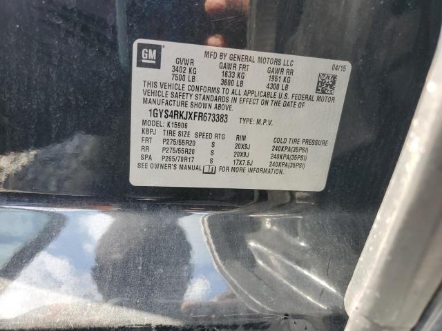 2015 Cadillac Escalade E მანქანა იყიდება აუქციონზე, vin: 1GYS4RKJXFR673383, აუქციონის ნომერი: 66295745
