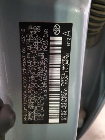 Aukcja sprzedaży 2012 Toyota Prius, vin: JTDKN3DUXC5423720, numer aukcji: 66682955
