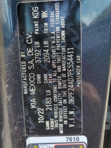 Aukcja sprzedaży 2023 Kia Forte, vin: 3KPF24AD7PE554411, numer aukcji: 66840565