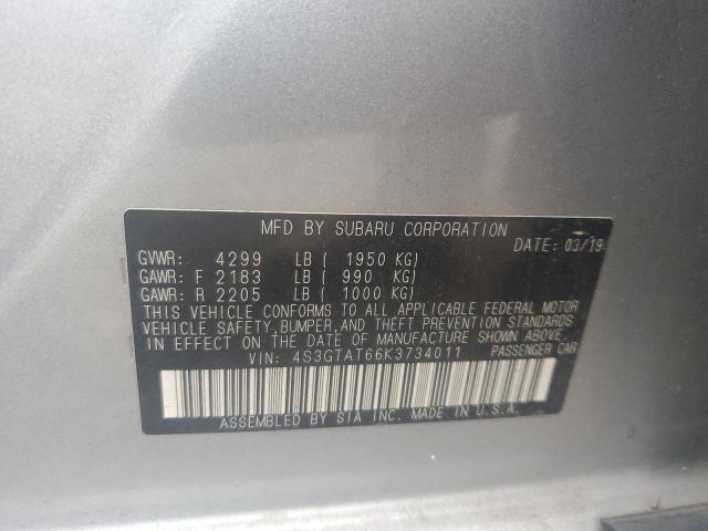 Продажа на аукционе авто 2019 Subaru Impreza Li, vin: 4S3GTAT66K3734011, номер лота: 63557385