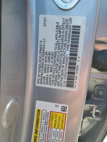 64067925 :رقم المزاد ، 1HGCV1F41MA089271 vin ، 2021 Honda Accord مزاد بيع