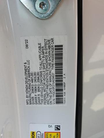 2022 Honda Accord მანქანა იყიდება აუქციონზე, vin: 1HGCV3F21NA034637, აუქციონის ნომერი: 63842265