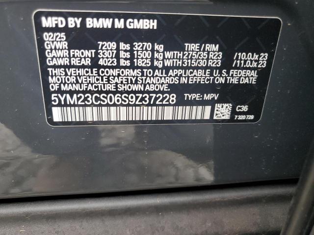 Продаж на аукціоні авто 2025 Bmw Xm, vin: 5YM23CS06S9Z37228, номер лоту: 65203545