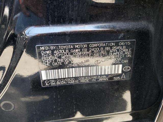 Aukcja sprzedaży 2015 Lexus Is 350, vin: JTHBE1D24F5021147, numer aukcji: 65463955