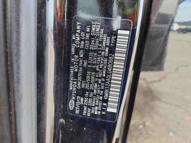 2020 Hyundai Kona Se მანქანა იყიდება აუქციონზე, vin: KM8K12AA0LU480882, აუქციონის ნომერი: 67007625