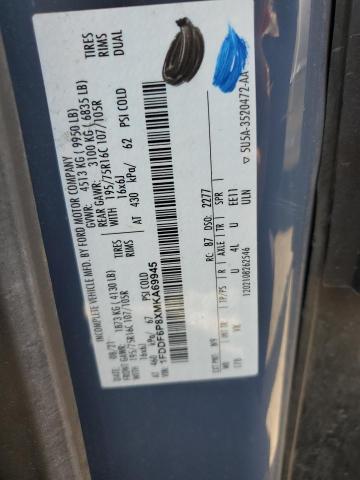 Продажа на аукционе авто 2021 Ford Transit T-350 Hd, vin: 1FDDF6P8XMKA69945, номер лота: 64932845
