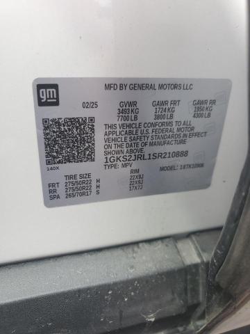 Aukcja sprzedaży 2025 Gmc Yukon Xl D, vin: 1GKS2JRL1SR210888, numer aukcji: 65169335