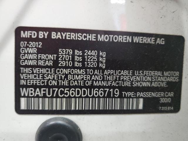 Продажа на аукционе авто 2013 Bmw 535 Xi, vin: WBAFU7C56DDU66719, номер лота: 66296165