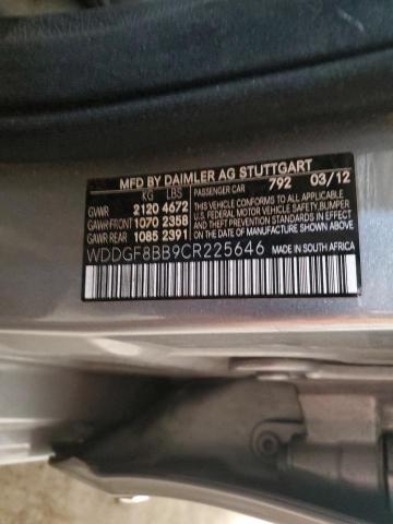 66306465 :رقم المزاد ، WDDGF8BB9CR225646 vin ، 2012 Mercedes-benz C مزاد بيع