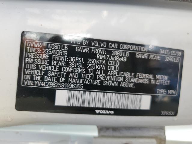 Продажа на аукционе авто 2009 Volvo Xc90 3.2, vin: YV4CZ982591496365, номер лота: 61092255