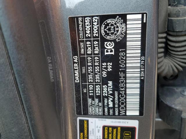 Aukcja sprzedaży 2017 Mercedes-benz Glc 300 4m, vin: WDC0G4KB3HF160281, numer aukcji: 64283385