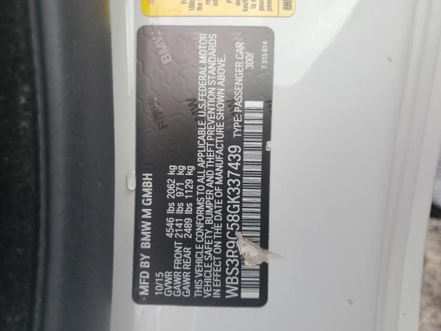 Aukcja sprzedaży 2016 Bmw M4, vin: WBS3R9C58GK337439, numer aukcji: 63690795
