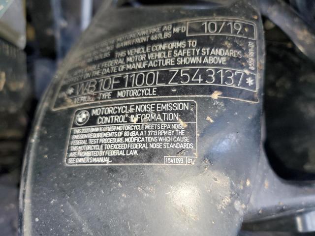 Продажа на аукционе авто 2020 Bmw K1600 Gt, vin: WB10F1100LZ543137, номер лота: 63399235
