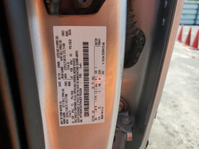 Aukcja sprzedaży 2019 Ford F350, vin: 1FT8W3DT8KEF75329, numer aukcji: 65949585