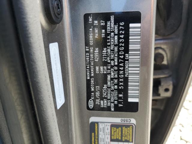 66458915 :رقم المزاد ، 5XXGN4A74DG234276 vin ، 2013 Kia Optima Ex مزاد بيع