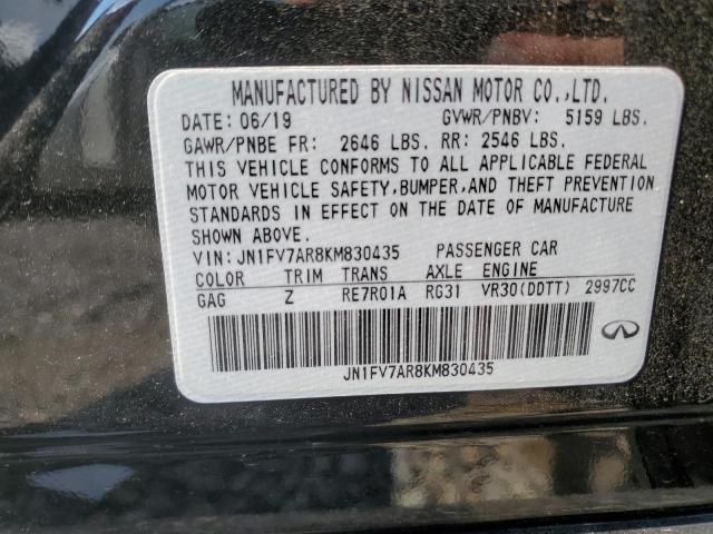 Aukcja sprzedaży 2019 Infiniti Q50 Red Sp, vin: JN1FV7AR8KM830435, numer aukcji: 63432075